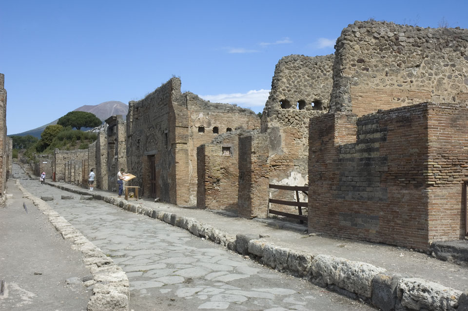 THE SWEDISH POMPEII PROJECT. fieldwork, insula V 1, west facade